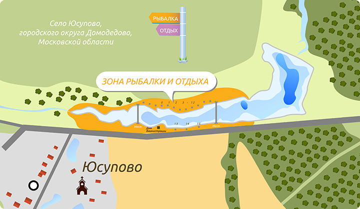 Юсупово - платная рыбалка в Подмосковье